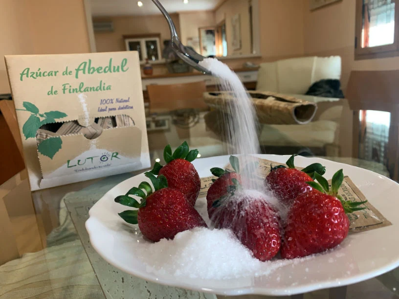 Fresas con azúcar